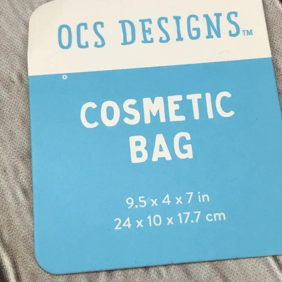 OCS design frenchie paris theme makeup cosmetic tote bag - Picture 4 of 6